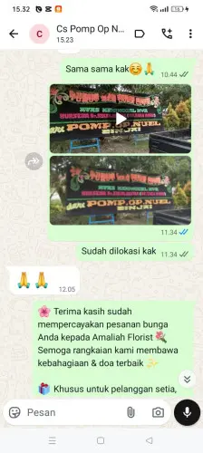 Testimonial Papan Bunga cilayang